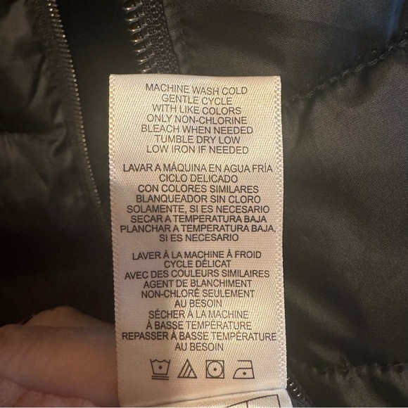 Perry Ellis Boy Black Puffer Jacket With Grey Hood Sz 14/16 - Picture 6 of 9